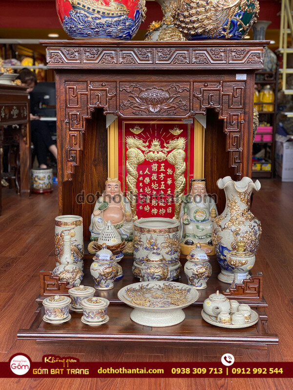 Không Gian Gốm - Cửa hàng đồ thờ Thần Tài đẹp quận Tân Phú, TpHcm