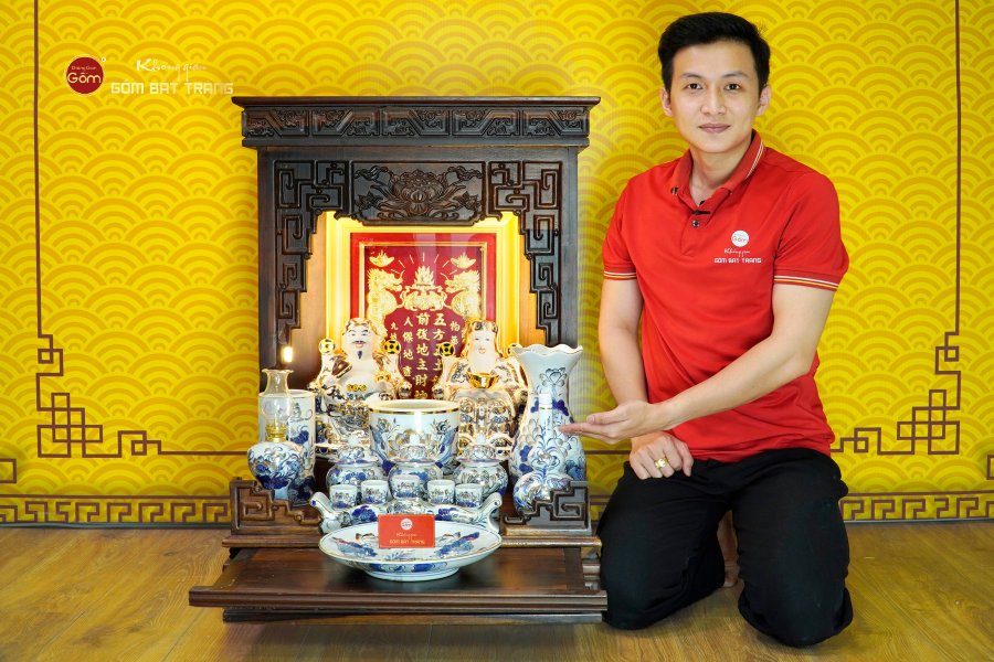 Bộ đồ thờ Thần Tài Thổ Địa Cao Cấp
