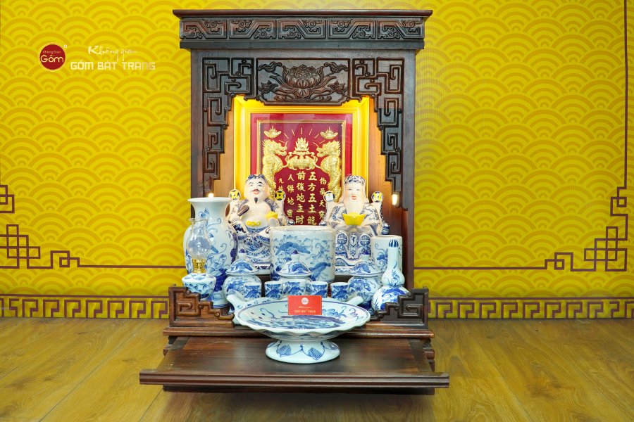 10+ Mẫu Bàn Thờ Thần Tài Ông Địa Sang Đẹp