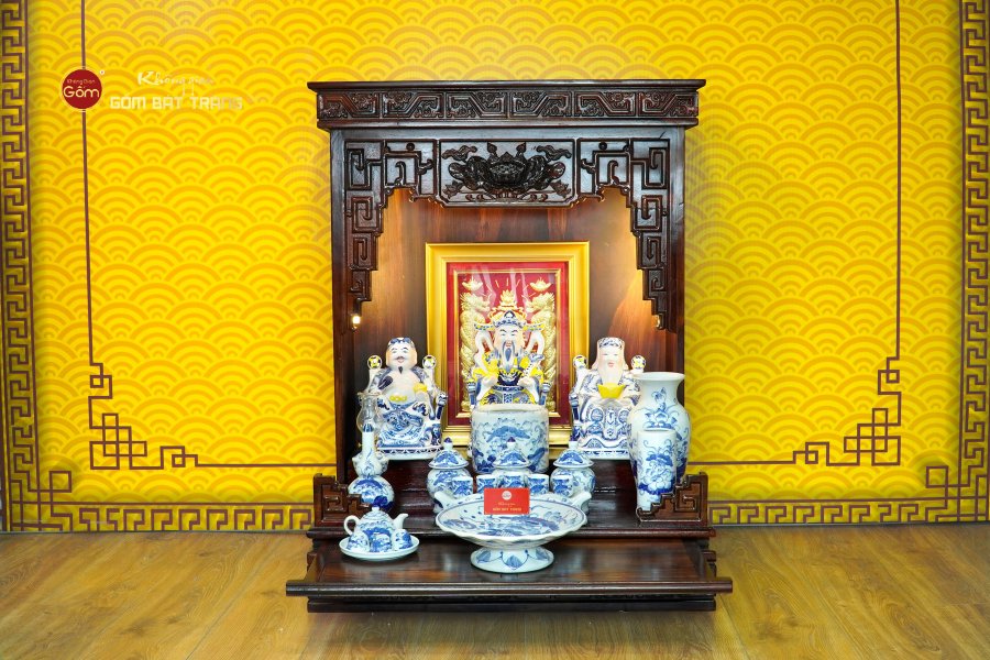 10+ Mẫu Bàn Thờ Thần Tài Ông Địa Sang Đẹp
